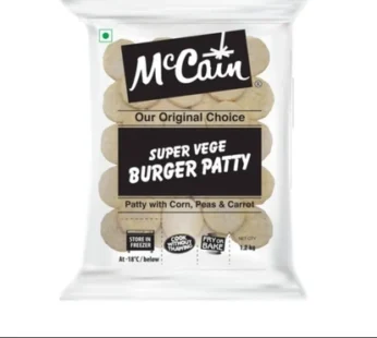 Mccain Super Vege Burger Patty 1.2kg Bag*12